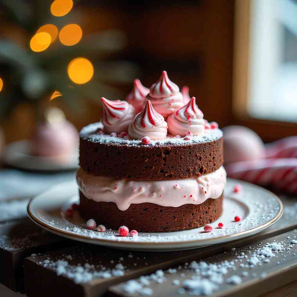 Ice Cream Christmas Cake Recipe (Festive, Easy & No-Bake)